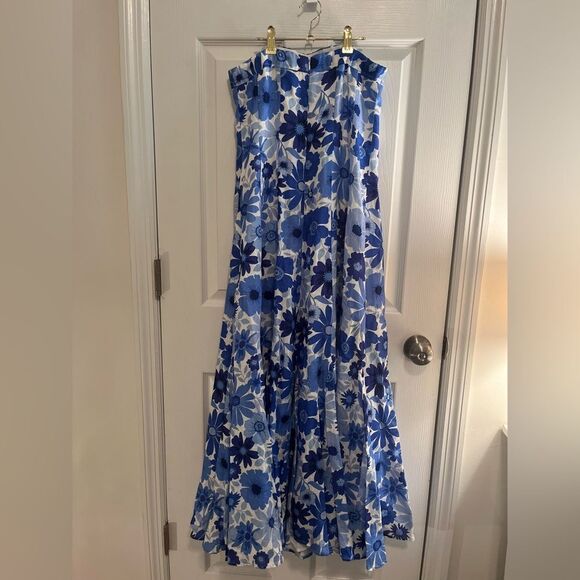 DISSH Floral Linen Strapless Maxi Dress - Picture 10 of 10